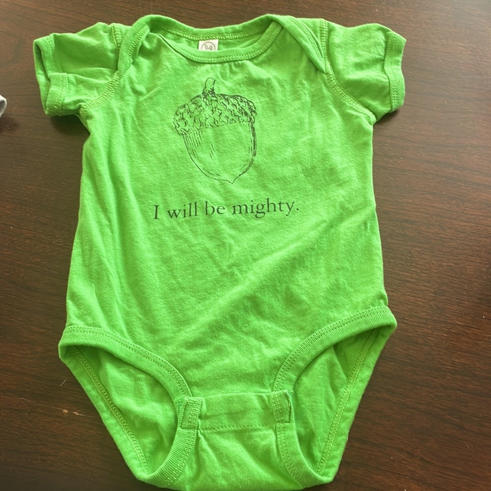 Short sleeve bodysuit « I will be mighty »